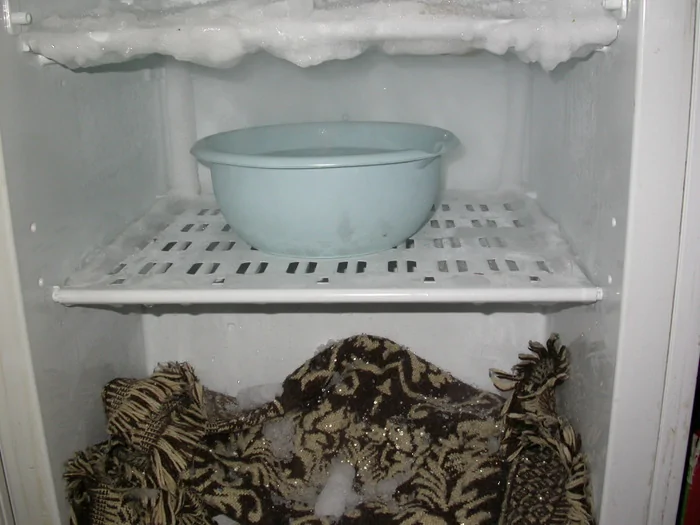 Ручная разморозка холодильника
