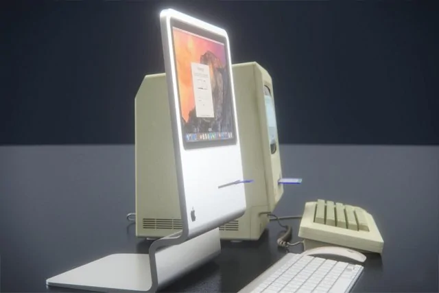 Apple Mac в стиле 80-ых