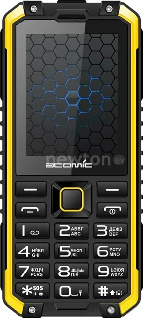 Кнопочный телефон Atomic T2401 (желтый)