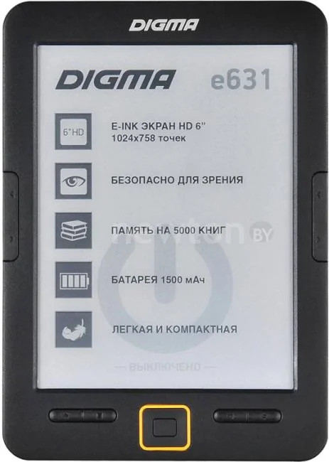 Электронная книга Digma E631B (черный)