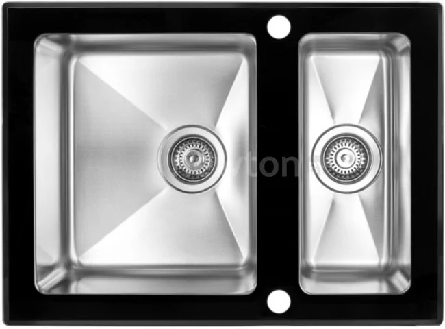 Кухонная мойка ZorG GS 6750-2 (черный)