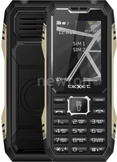 Кнопочный телефон TeXet TM-D424 (черный)