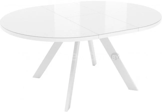 Кухонный стол Listvig Oliver D120-160x750 (белый)
