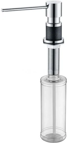 Дозатор для жидкого мыла Paulmark Kraft D003-418(BLM) (черный/черный металлик)