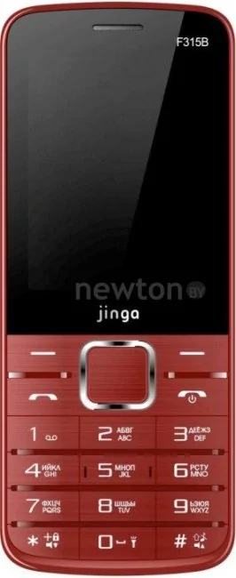 Кнопочный телефон Jinga Simple F315B Red