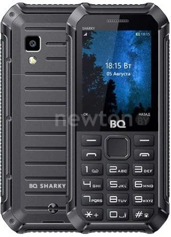 Кнопочный телефон BQ-Mobile BQ-2434 Sharky (черный)