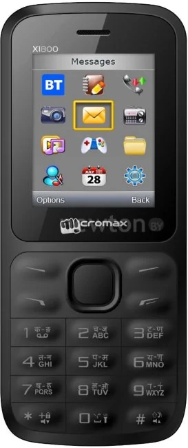 Кнопочный телефон Micromax X1800 Black