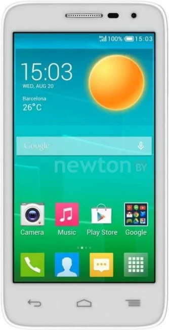 Смартфон Alcatel One Touch POP D5 5038D White full white