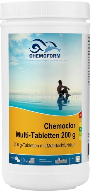 Химия для бассейна Chemoform Всё-в-одном мульти-таблетки 200 г 1 кг