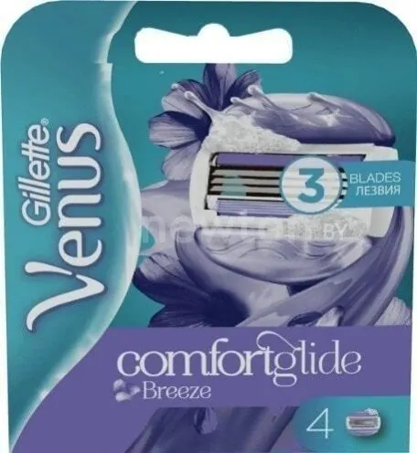 Сменные кассеты для бритья Gillette Venus Breeze с гелем (4 шт)