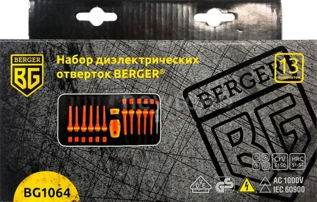 Набор отверток Berger BG1064 (13 предметов)
