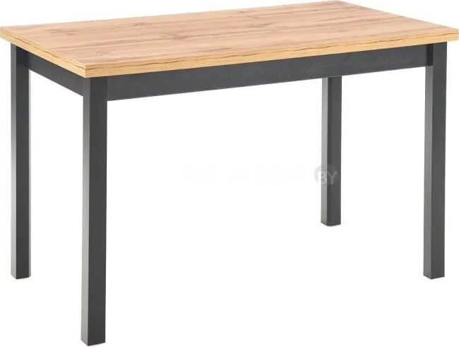Кухонный стол Halmar Cobalt 120/68 (дуб вотан/черный)