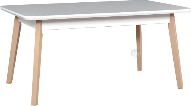 Кухонный стол DREWMIX Oslo 7 (белый/бук)
