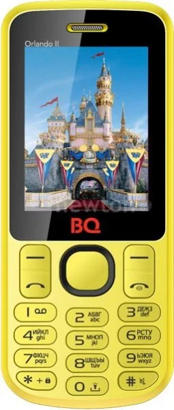 Кнопочный телефон BQ-Mobile Orlando II Yellow [BQM-2403]