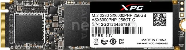 SSD ADATA XPG SX6000 Pro 256GB ASX6000PNP-256GT-C