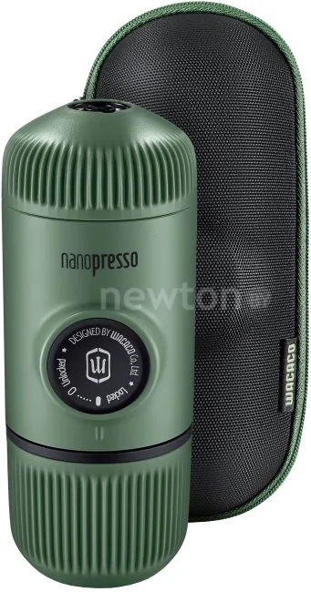 Ручная кофеварка WACACO Nanopresso Moss Green + Case