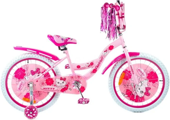Детский велосипед Favorit Kitty 20 KIT-20PN (розовый)