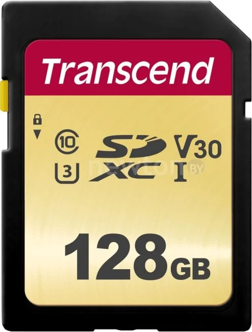 Карта памяти Transcend SDXC 500S 128GB