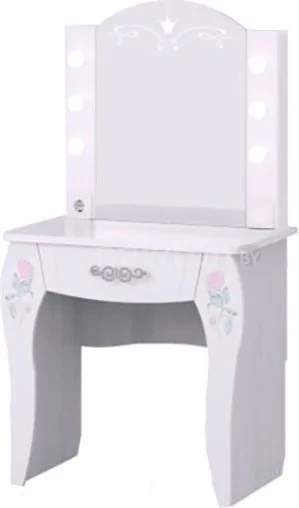 Туалетный столик с зеркалом Аквилон Розалия №12 (лиственница белая)