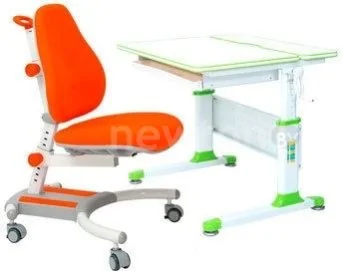 Парта Rifforma Comfort-80 с креслом (оранжевый/зеленый)