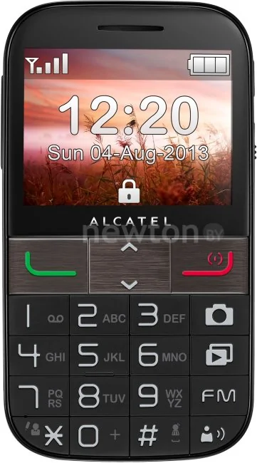 Кнопочный телефон Alcatel One Touch 2001X Black
