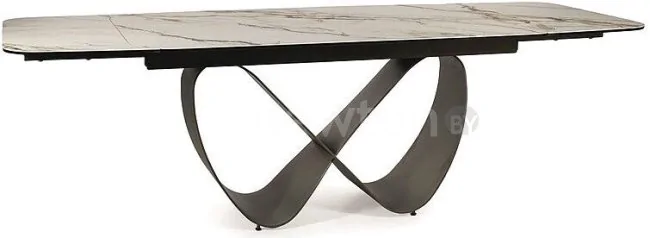 Кухонный стол Signal Infinity ceramic INFINITYBBR160 (белый/коричневый)