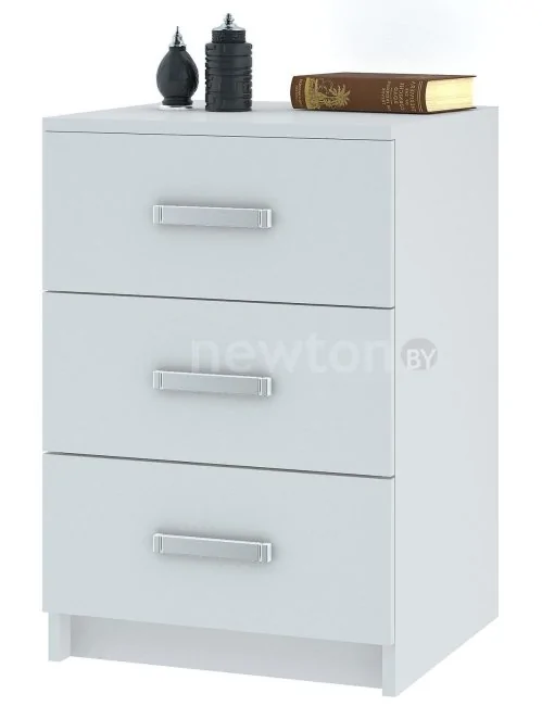 Комод НК-Мебель Лофт 420 с 3-мя ящиками 72230009 (белый)