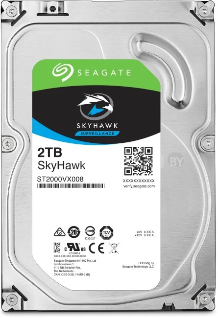 Жесткий диск Seagate Skyhawk Surveillance 2TB ST2000VX008