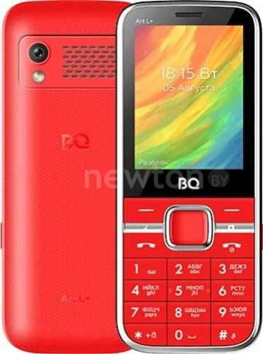 Кнопочный телефон BQ-Mobile BQ-2448 Art L+ (красный)