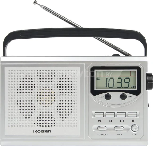 Радиоприемник Rolsen RBM-217 (серебристый)