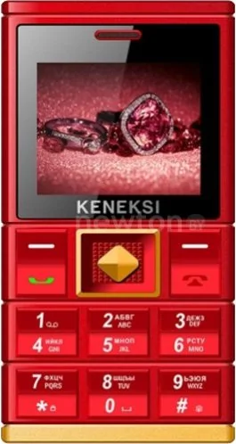 Кнопочный телефон Keneksi Art Red