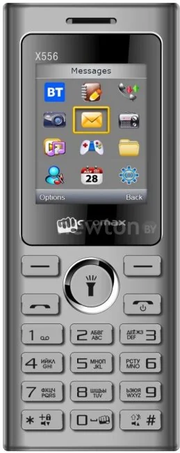 Кнопочный телефон Micromax X556 Grey