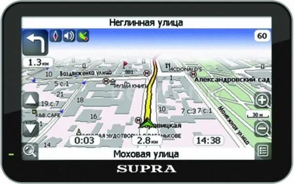 GPS навигатор Supra SNP-505BT
