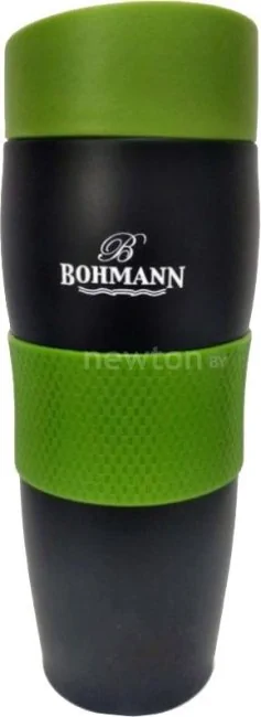 Термокружка BOHMANN BH-4457 0.38л (черный/зеленый)