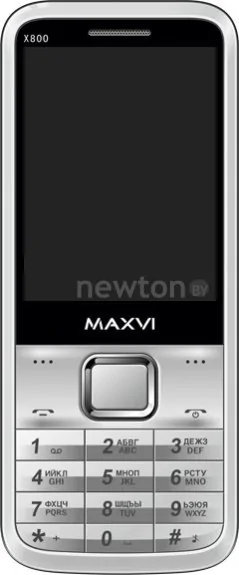Кнопочный телефон Maxvi X800 Silver