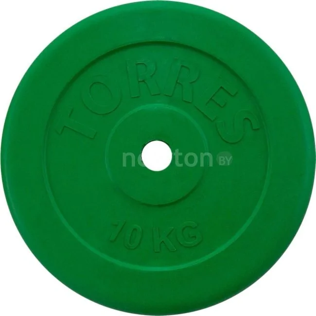 Диск Torres PL504110 25 мм 10 кг (зеленый)