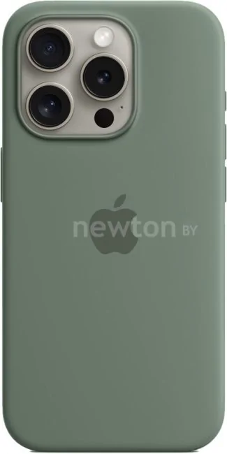 Чехол для телефона Apple MagSafe Silicone Case для iPhone 15 Pro (кипарис)