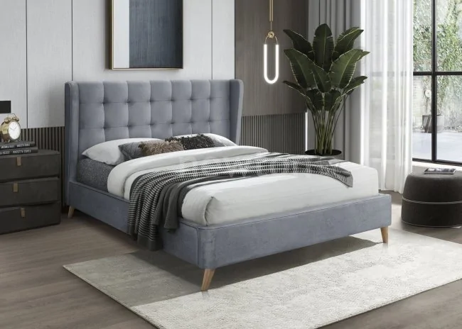 Кровать Halmar Estella 160/200 (серый)