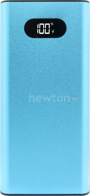 Внешний аккумулятор TFN Blaze LCD PD 20000mAh (голубой)
