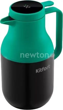 Кувшин-термос Kitfort KT-1240-2 1.6л (черный/зеленый)