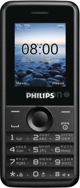 Кнопочный телефон Philips E103 Black