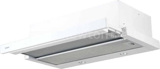 Вытяжка кухонная Akpo Light eco glass twin 50 WK-7 (белый)