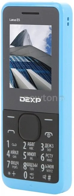 Кнопочный телефон DEXP Larus E5 Cyan