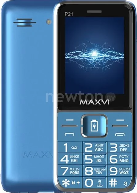 Кнопочный телефон Maxvi P21 (маренго)