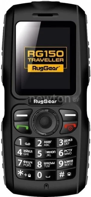 Кнопочный телефон RugGear RG150 Traveller