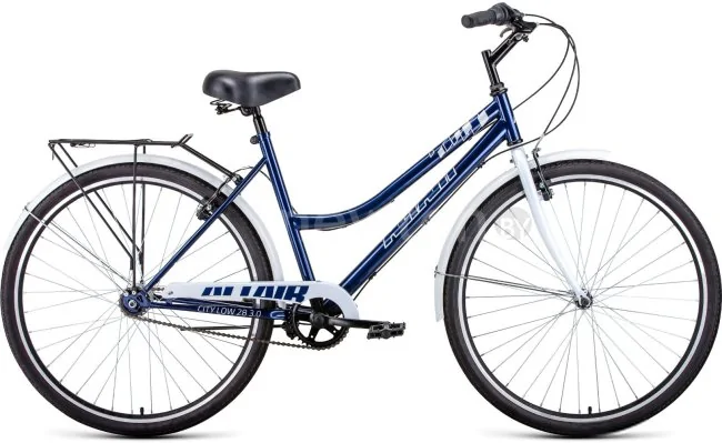 Велосипед Altair City 28 low 3.0 2022 (темно-синий/белый)