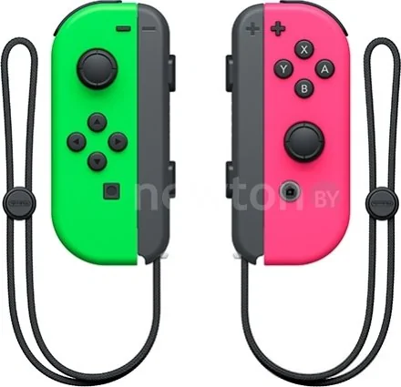 Набор геймпадов Nintendo Joy-Con (неоновый зеленый/неоновый розовый)
