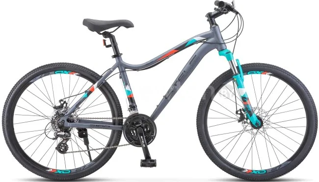 Велосипед Stels Miss 6100 MD 26 V030 р.17 2023 (синий/серый)