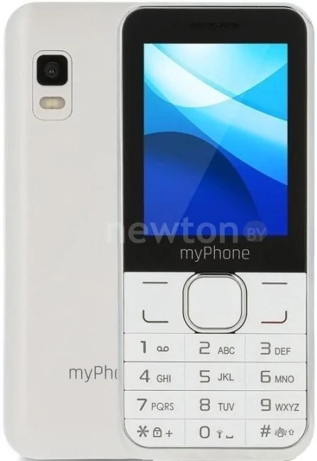Кнопочный телефон MyPhone Classic+ (белый)