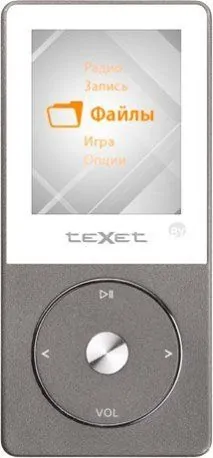MP3 плеер TeXet T-55 8GB Gray